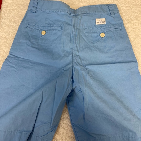 Vineyard Vines Youth Blue Dress Shorts - Picture 2 of 4